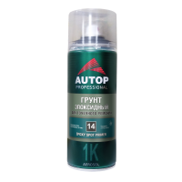 AUTOP PROFESSIONAL Грунт-азрозоль эпоксидный серый для точечного ремонта №14 (520мл)