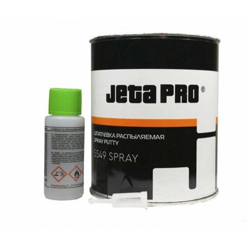 Jeta Pro Spray Шпатлевка полиэфирная пневмораспыляемая с отвердителем 1,2 кг + 30 мл 5549/1,2