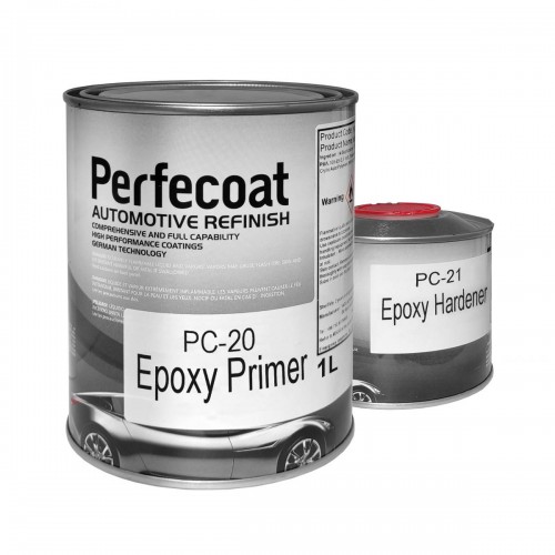 PERFECOAT Грунт Эпоксидный PC-20 Epoxy Primer 1L + Отвердитель PC-21 Epoxy Hardener 0.3ml
