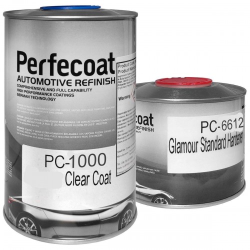 PERFECOAT Лак Стандартный PC-1000 Clear Coat 1L + PC-6612 Standard Hardener 0.5L