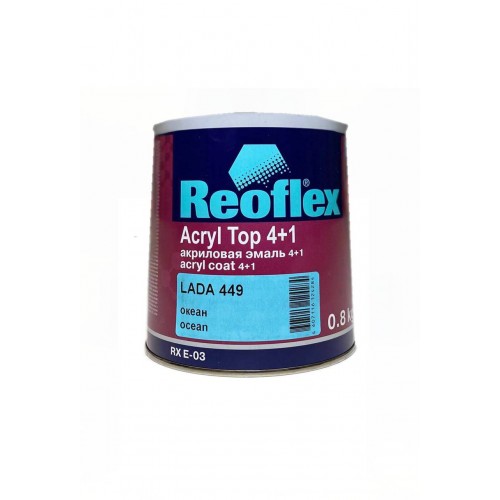 Reoflex Акриловая эмаль 4+1 (0,8 кг) (LADA 449 океан)