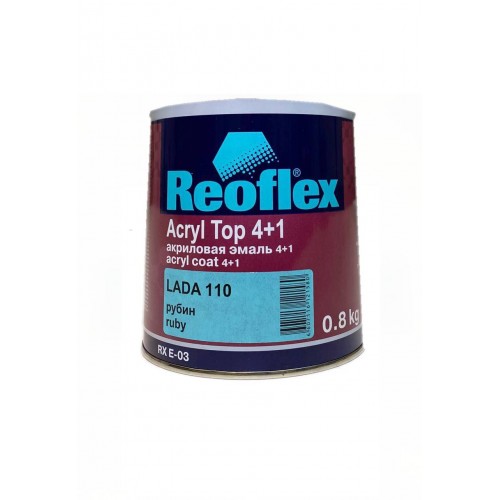 Reoflex Акриловая эмаль 4+1 (0,8 кг) (LADA 110 рубин)