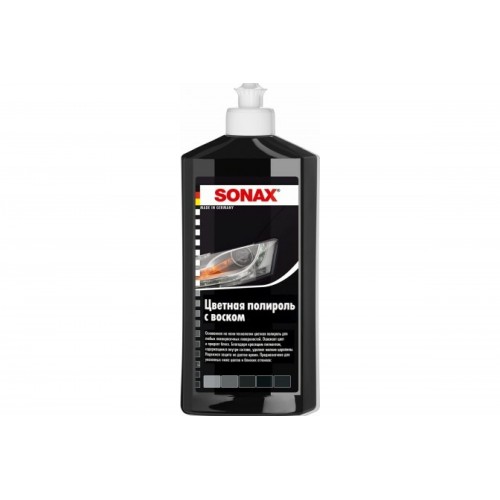 SONAX Цветной полироль с воском черный 0,5л
