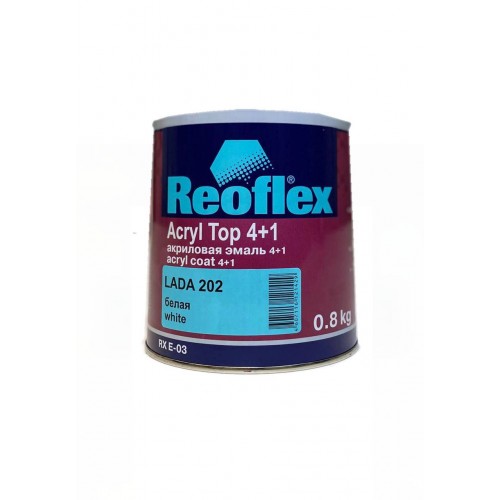 Reoflex Акриловая эмаль 4+1 (0,8 кг) (LADA 202 белая)