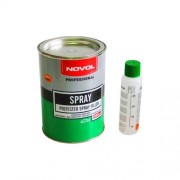 Novol Шпатлевка "Spray" полиэфирная жидкая светло-пепельная 1.2 кг