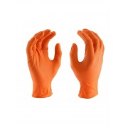 POWER GRIP Перчатки оранжевые нитриловые L пара