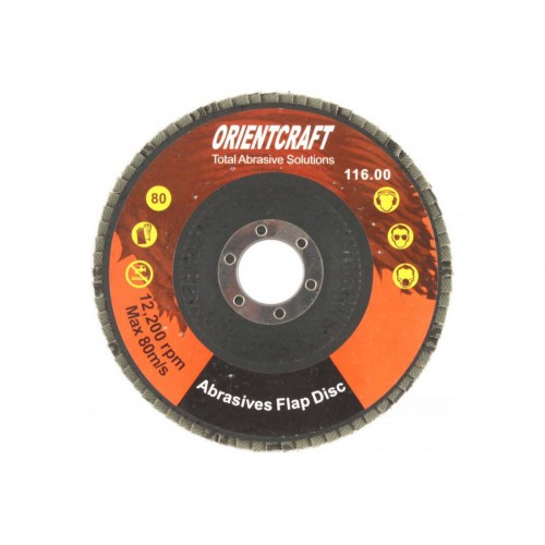 Orientcraft P80 круг лепестковый торцевой по металлу 115*22мм